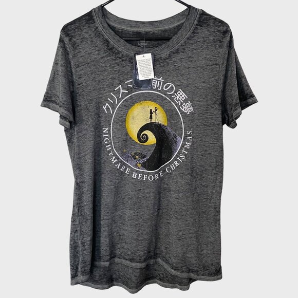 Disney Tops - Disney The Nightmare Before Christmas T-Shirt Women's XL Short-Sleeve Tee New